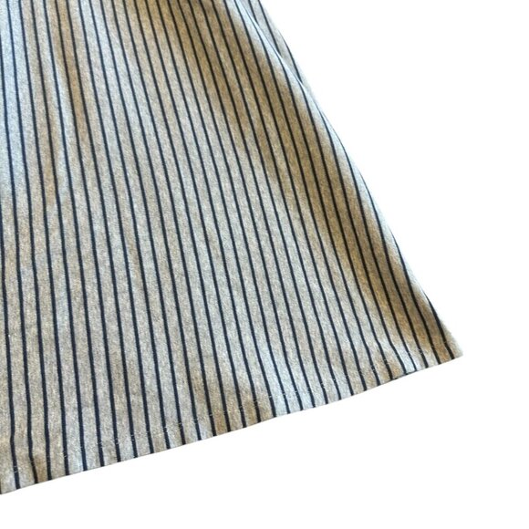 Boden Janie Stripe A-Line Dress Navy Grey Pockets 3/4 Sleeves Size 10L Women's - Picture 10 of 12